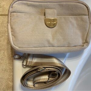 Double zip crossbody